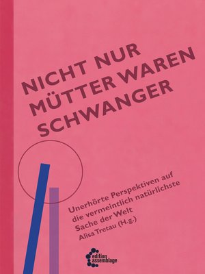 cover image of Nicht nur Mütter waren schwanger